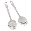 1Pc Stainless Steel Strainer Spoon Kitchen Colander Spoon Filter Strainer Food Scoop Perforated Skimmer Colander
