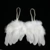 1set Elegant Angel Wings Fairy Feather Headband Angel Costume Accessories for Party Birthday Dress-Up Baby Photobooth Props