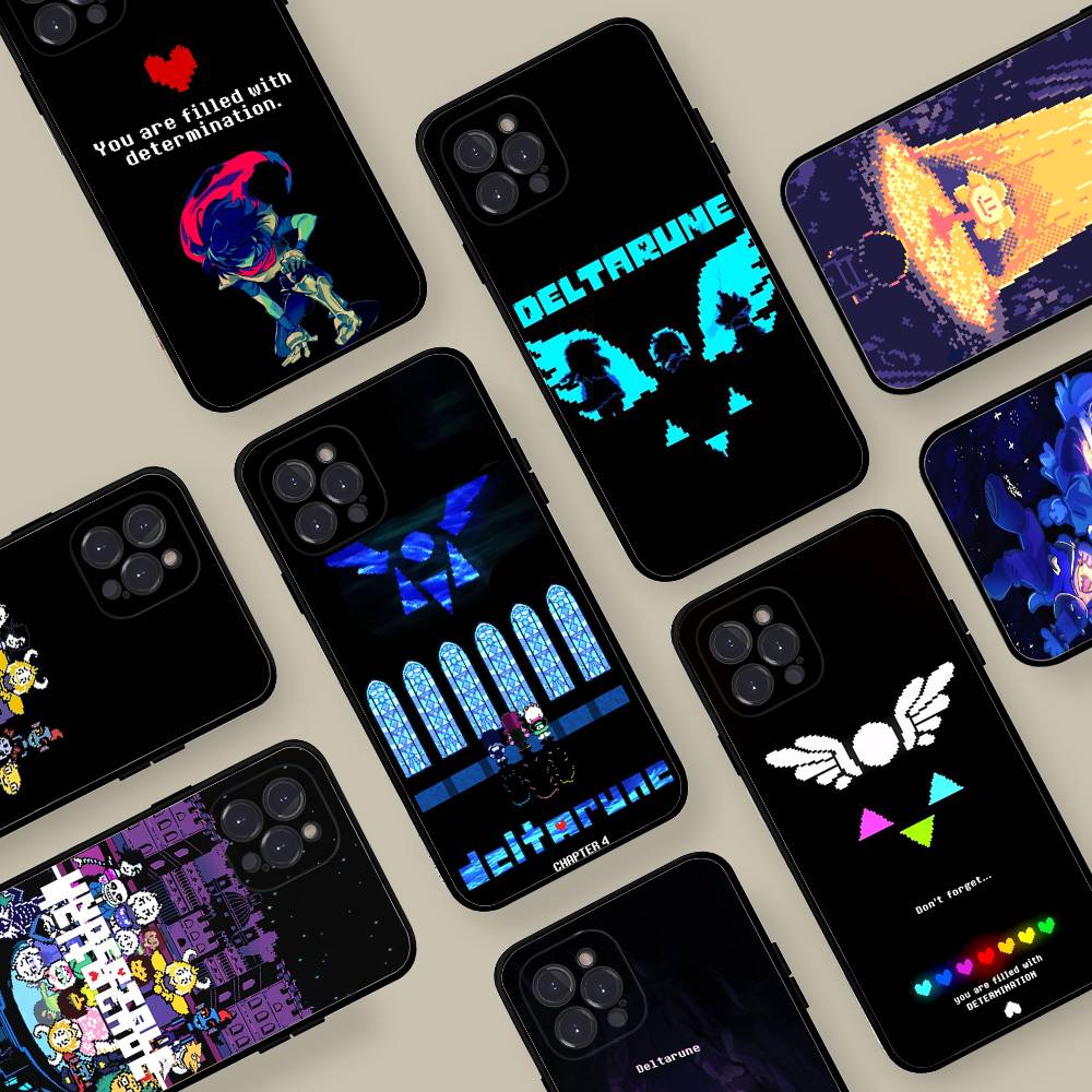 D-Deltarune Ralsei Phone Case For Iphone 17 16 15 14 13 12 11 Pro Max Plus Black Shell Cover Case