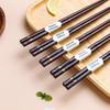 5 Pairs Sushi Chopsticks Natural Wooden Eco-Friendly Reusable Wood Korean Chinese Food Chop Sticks