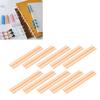 10PCS Plastic Binding Spines 19mm 30  s Comb   Compatible with   B5   Paper Size 150 Sheets Capacity