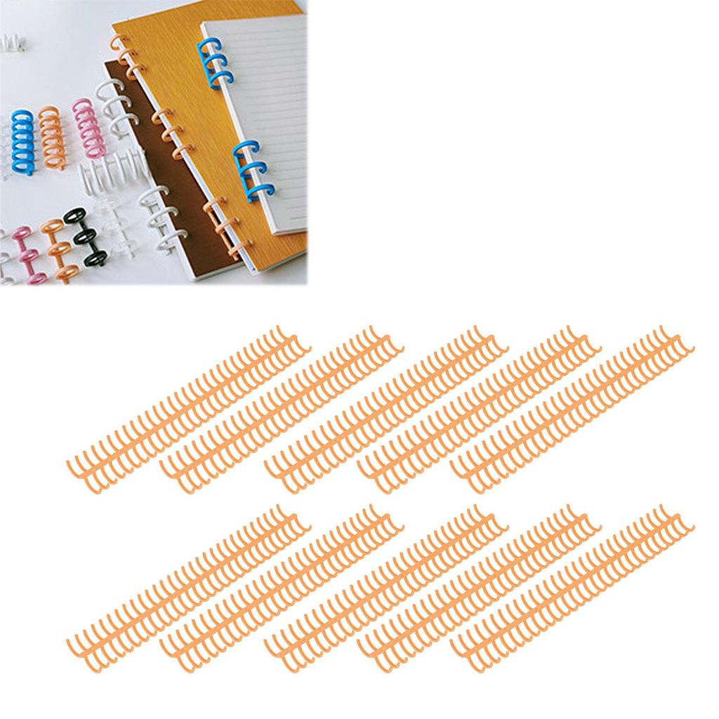 10PCS Plastic Binding Spines 19mm 30 s Comb Compatible with B5 Paper Size 150 Sheets Capacity