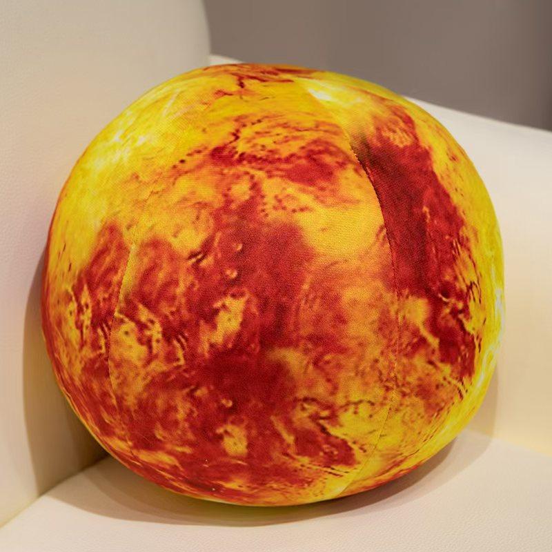 Simulation Earth Sun Moon Planet Pendant Plush Toy Pillow Round Spherical Children'S Gift Ragdoll