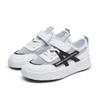 Warrior Fashion Simple Trendy Versatile Non-Slip Wear-Resistant Breathable Lightweight Casual Shoes Kids Sneaker White Gray WZTH-079112