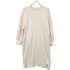 PLAIN PEOPLE Ivory A1541UA038 Organic Soft Sweat Long Sleeve Dress Dress 2 IvoryUsed