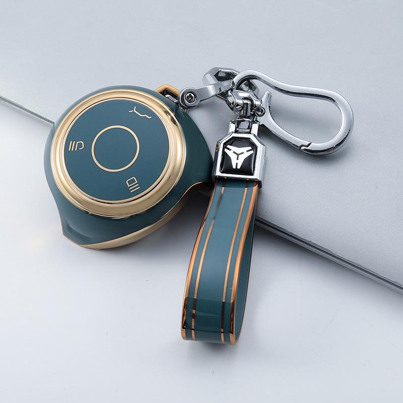 Nezha V/U Pro Car Key Case: High-End, Anti-Drop Protection with Stylish Buckle for Men and Women.