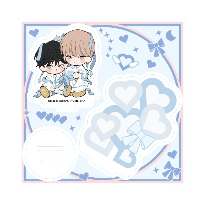 Melokiss 01 Mismatched Kiss Acrylic Stand Plate .Bloom & [Original Illustration]