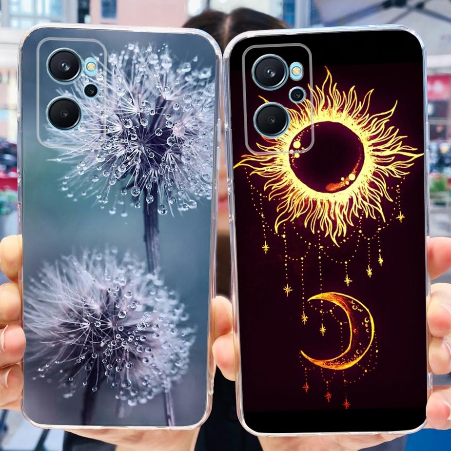 For Realme 9i Case RMX3491 New Fashion Painted Cover Clear Silicone Soft TPU Phone Case For Realme 9i 5G RMX3612 Realme9i Fundas