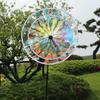 1 Bucată Spinner de Vânt pentru Alungat Păsări pentru Grădină, Curte, Gazon, Grădină de Fructe, Reflectorizant, Colorat, Orbitor, Moară de Vânt cu Strat Dublu, Jucării pentru Copii