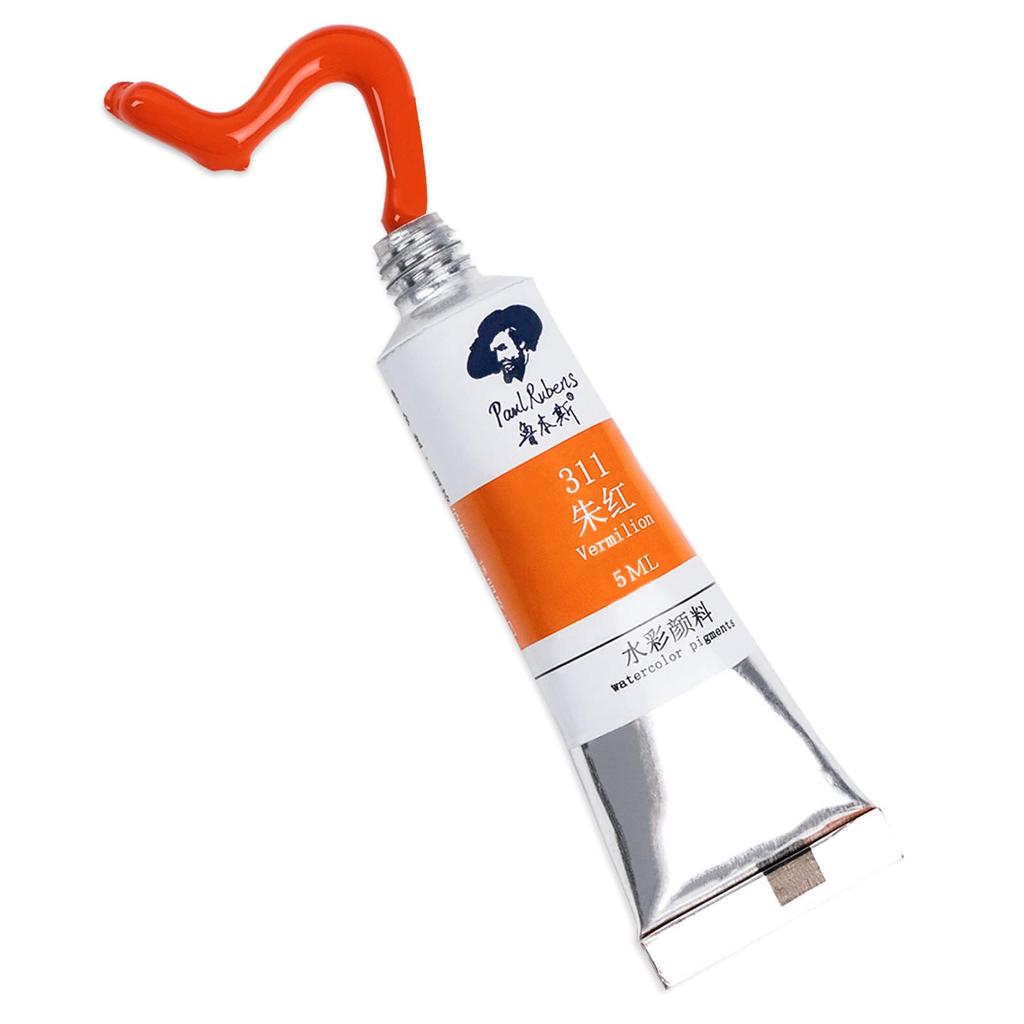 Paul Rubens Transparent Watercolor Paint Set, 36 Colors, 5ml Paint Tubes, Suitable for Beginners, Hobbies, and Students.