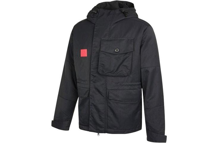Nike Puffer Jackets Men s Black Hooded Moderate Puffer Jacket DA6714-010 M