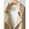 Jaqueta Feminina Chic Curta para Outono Versátil Casual Corta-vento para Estatura Pequena Moda