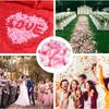 1000pcs Blush Pink&Ivory White Double-Side Rose Petals-Realistic Artificial Flower Petals for Wedding Decor,Valentine's Day