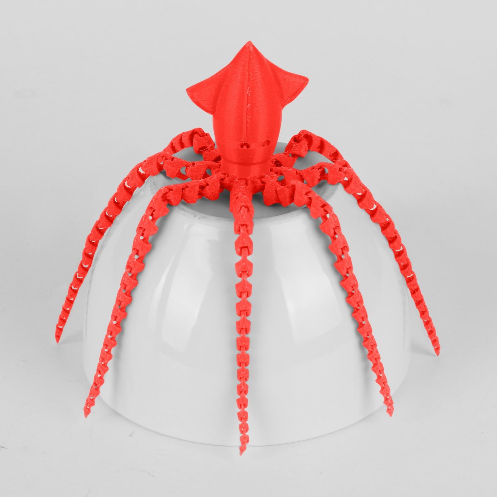 

3D Печать Модель Каракатицы Креативные Суставы Свободного Движения Игрушка Аквариум Акваскейп Кальмар Декоративные Украшения Детские Подарки One Size