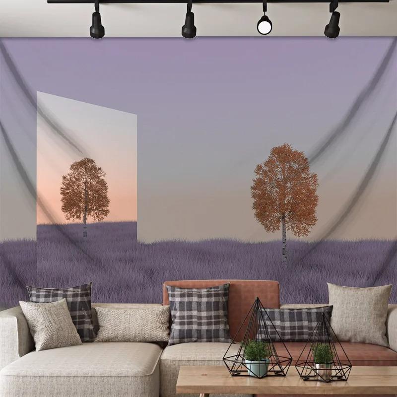 French Architectural Creative Decoration Hanging Cloth Home Wall Decoration Tapestry Bedroom Living Room Tapestry