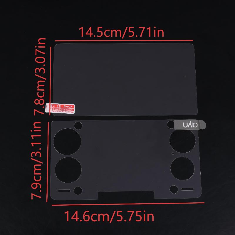 For Ayn Thor Flip Game Console Tempered Glass Screen Protector Handheld Console Hd Clear Screen Protectors