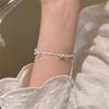 Korean minimalist bow snake bone chain bracelet light luxury niche exquisite high-end cold style jewelry new tide