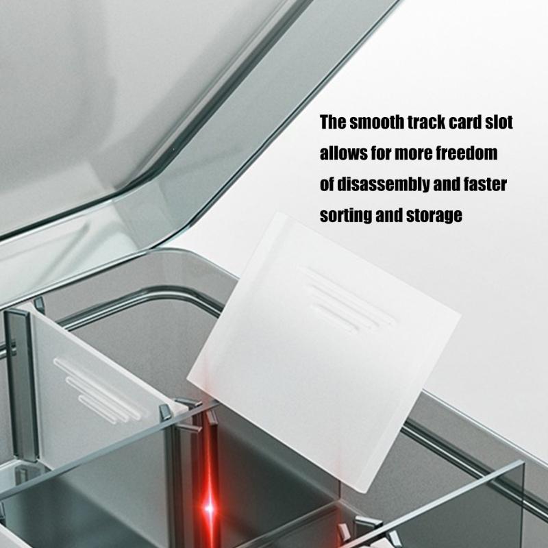 Plastic Tool Parts Box Storage Screw Box Tool Classification Electronic Drill Bit Accessories Thickened Grid Box