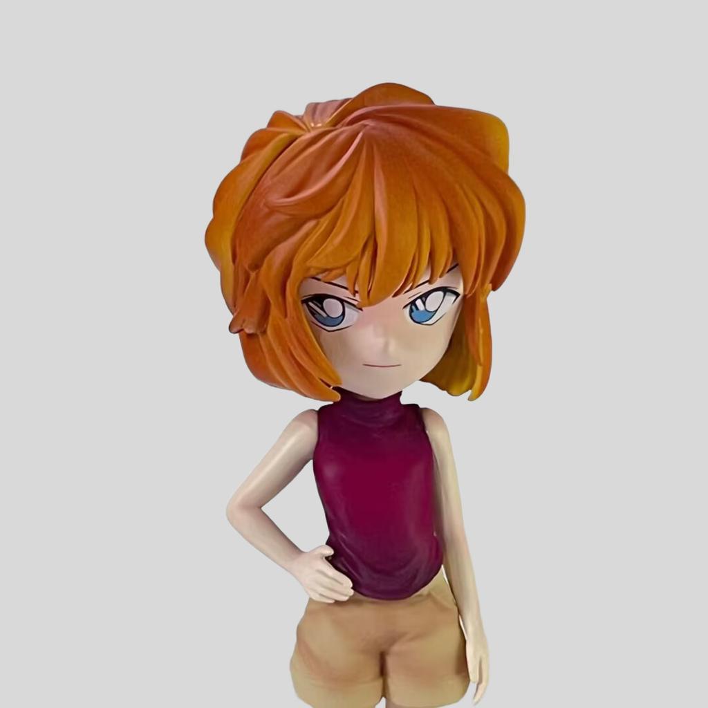Conan GK Kid School Uniform Conan Figurine Decorative Item, Detective Boys Conan Ai Haibara Anime Figurine Model