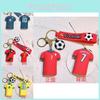 Vibrant Football Star Keychain Silicone Key Accessory Perfect Gift For Friends