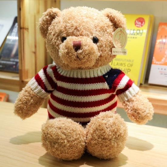 Teddy Bear Doll Plush Toy Children's Pillow Rag Doll Night Market Gift Gifts Gifts Floor Stand