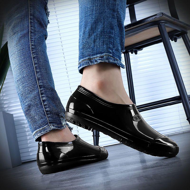 New men's low tube rain shoes men's low-top ingot rain shoes men's and women's fashion short tube