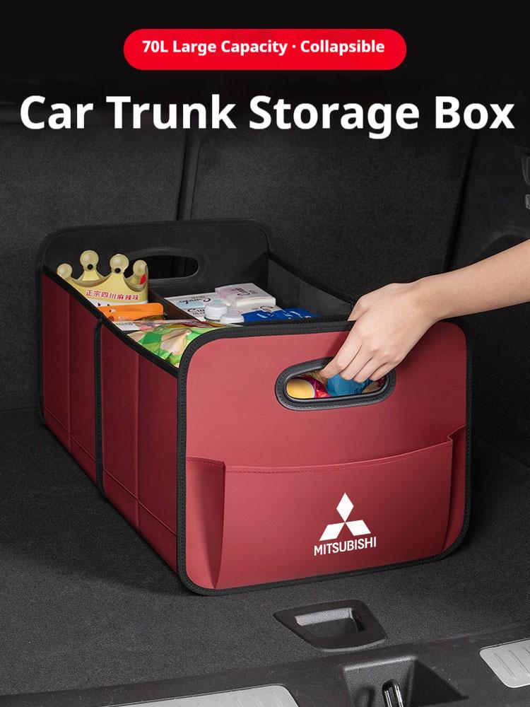 Opvouwbare Grote Capaciteit Opbergbox voor Kofferbak van Auto Voor Mitsubishi Outlander Pajero Asx Lancer EX Evolution X L200 Ralliart Triton