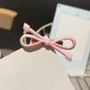 4Pcs Girl Hairpin Dot Print Hollow Bow Tie Design Hair Clips Lightweight Non-Damaging