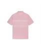 NOTIG Rayon Blend Patterned Short Sleeve Polo Shirt Pink_Oms1T1Ts103P1