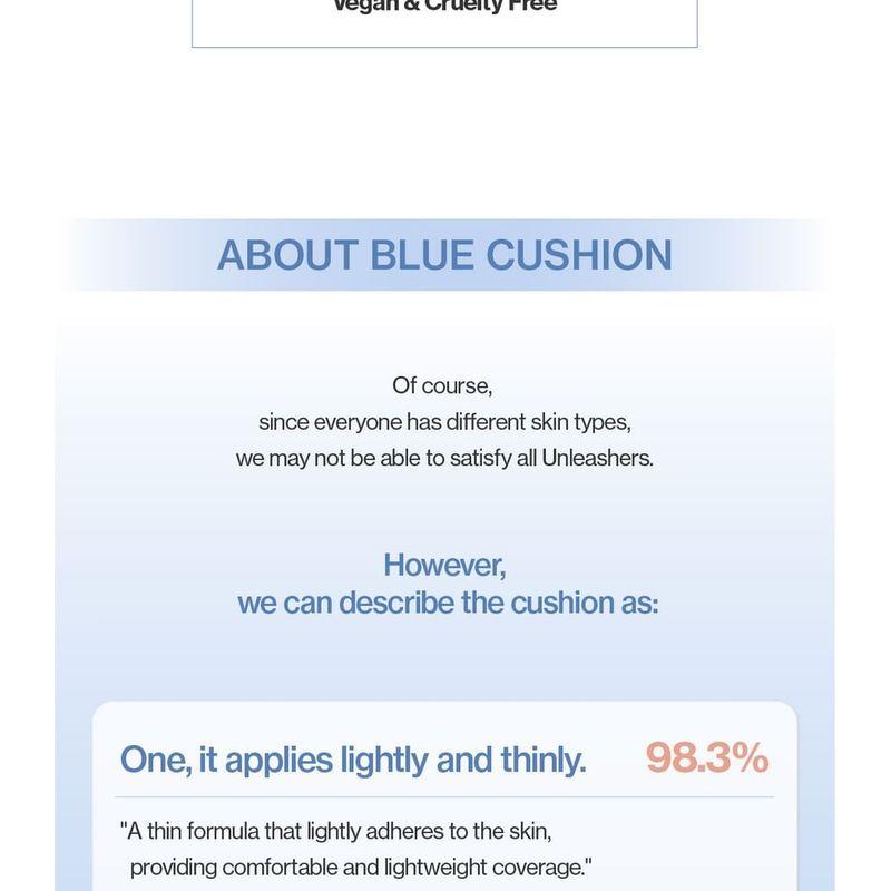 UNLEASHIA - Babe Skin Baby Blue Cushion Re-Feel Refill Only - 8 Colors