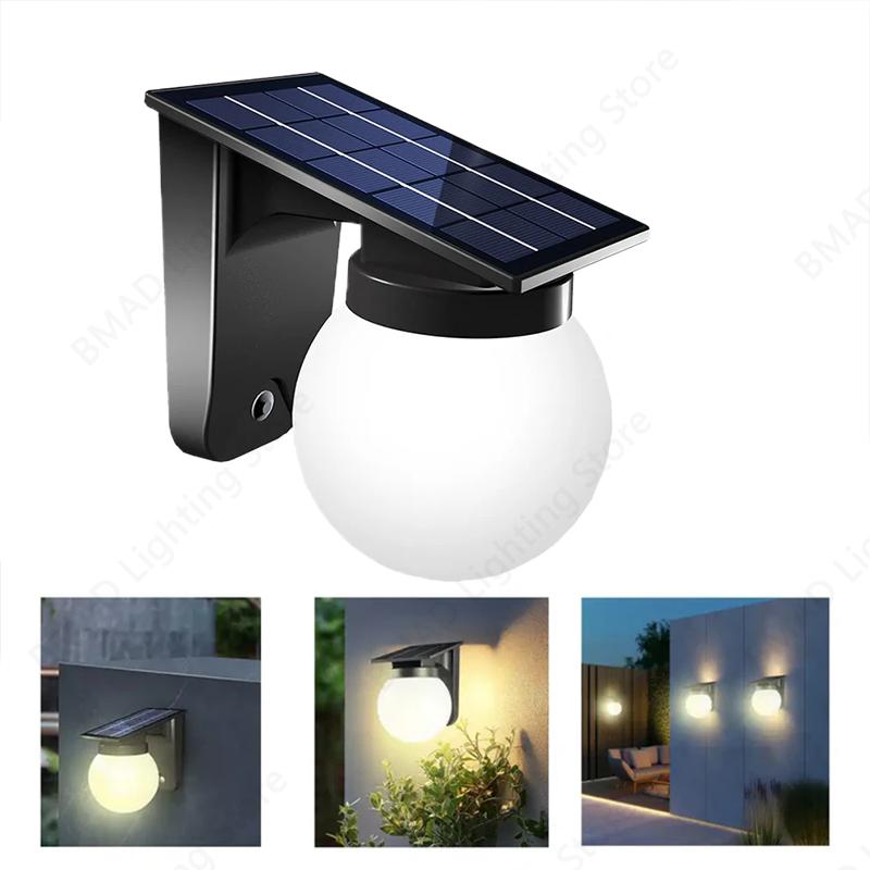 

Solar Wall Lamp Waterproof Outdoor Garden Lamp For Pathway Landscape Yard Gate Light Landscape Path Yard Backyard Lawn