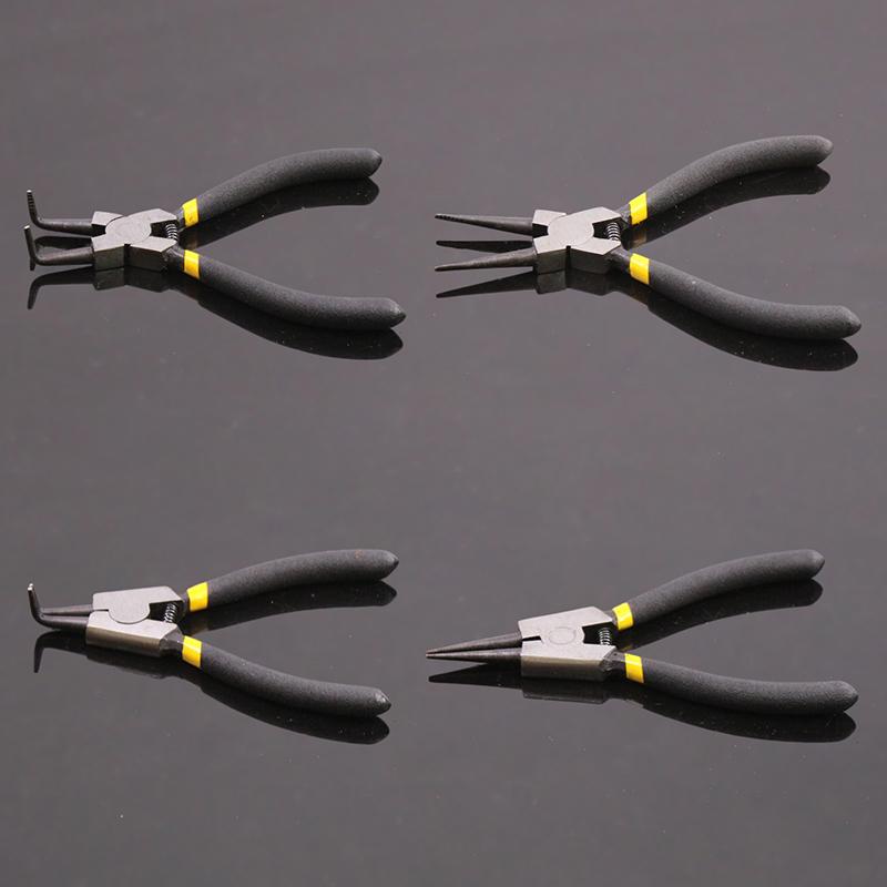 5-In Circlip Pliers Needle Nose Pliers Retaining Ring Pliers For Removing Installing Puller Locking Rings Shafts Hand Tool