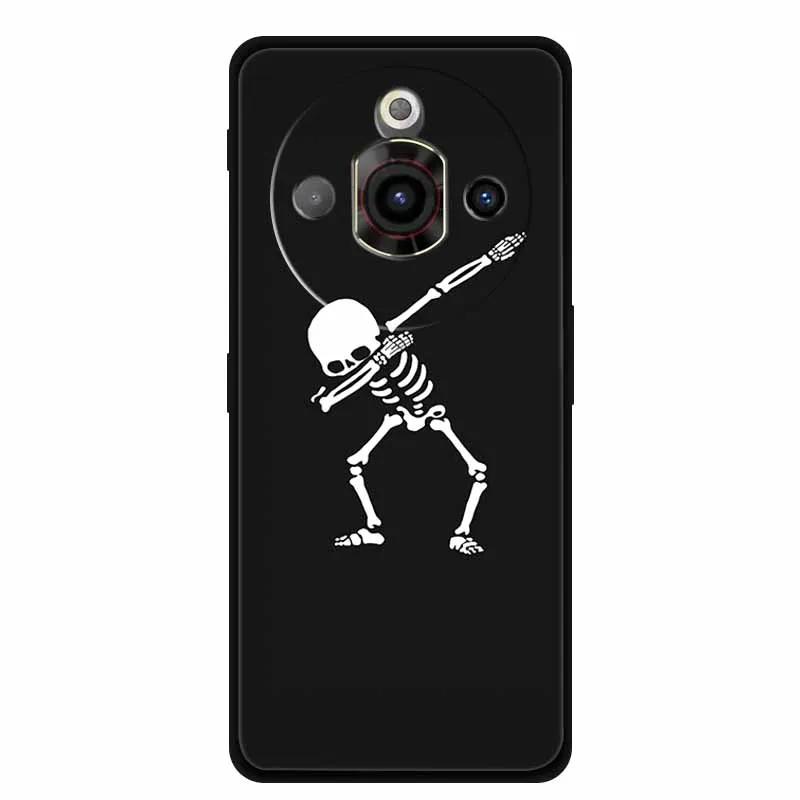 Funda For ZTE Nubia Focus Pro 5G Soft Bumper For Nubia Focus Pro Black Silicone Phone Cases Nubia Focus Pro 5G Protective Coque