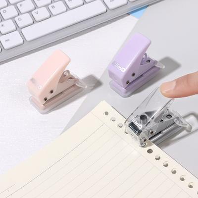 Small Scrapbook Binding Stationery Mini Hole Punch PVC Card Punch Paper Cutter Single Hole