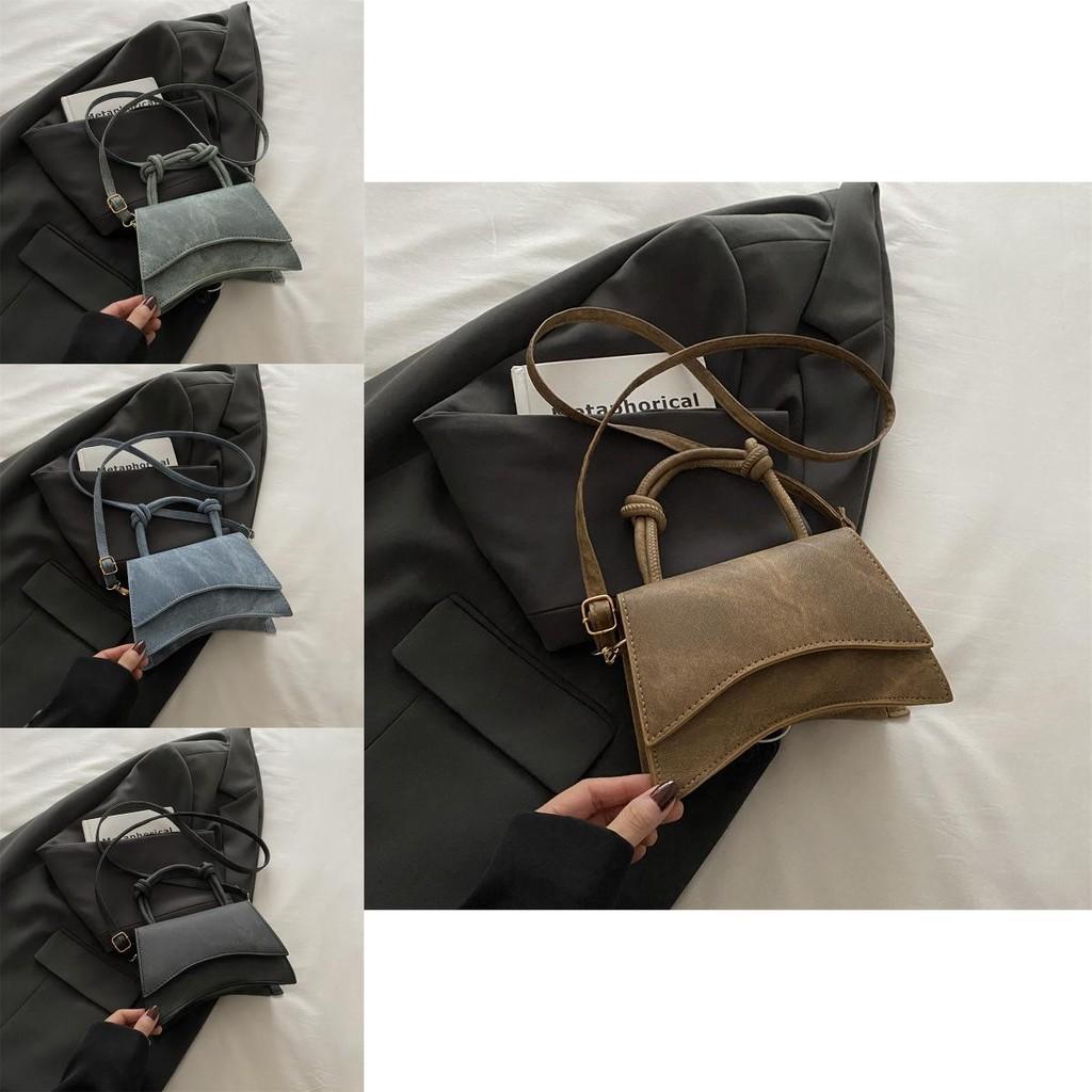 Elegant Women's Casual Pu Handbag Stylish Solid Color Small Square Bag For Fall