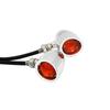 SZYUMO Bike Turning Signal Light Turn Signal Light Vintage Light with Cap Light Cruise Prince Metal Light Pointing