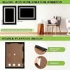 Artwork Display Storage Frame for Wall Artwork Frames Changeable Kids Art Display Frame with Front Opening Access, Y5GB