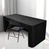 6FT Stretch Tablecloth Solid Color Rectangular Table Skirts Sign-In Table Cloth  Conference Table