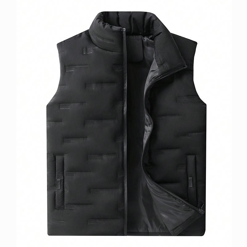 Mens Vest Jacket Warm Sleeveless Jackets Winter Waterproof Keep warm Coat Autumn Stand-up Collar Casual Waistcoat Brand Clothing