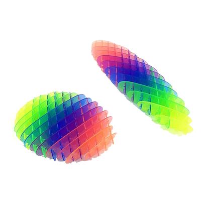 Giocattolo Fidget Worm 3D stampato fai da te elastico estensibile maglia puzzle unico rilascio decompressione deformazione adulti giocattoli antistress