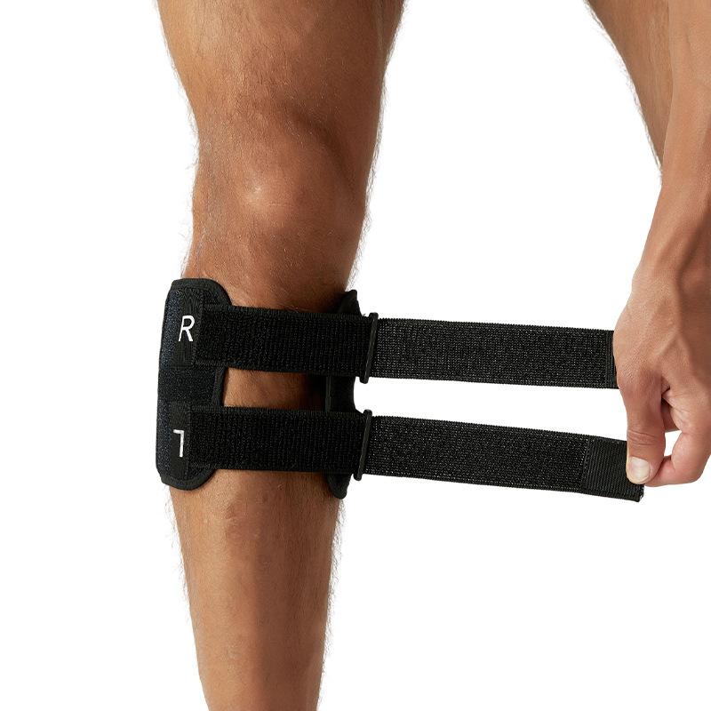 

Sports Fitness Pressurized Magnet Knee Pads Size Adjustable Reshaping Straps Legs Knee Pads One size чёрный