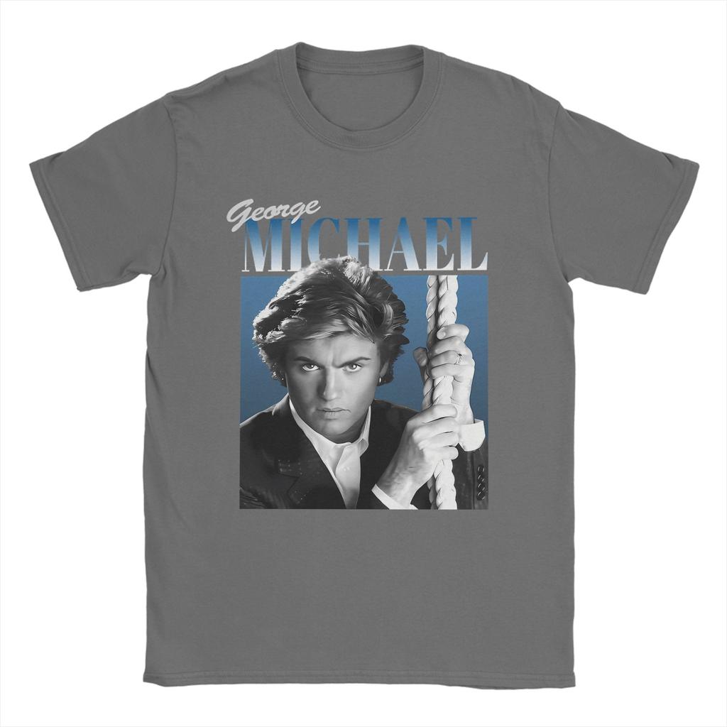 Unisex Last Christmas Album George Michael T Shirt Pure Cotton Clothing Casual Short Sleeve O Neck Tee Shirt Gift Idea TShirt
