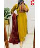 Ensemble Femme Designer Coton Kurta Pantalon Dupatta Indien Bollywood Haut Tunique Kurti Salwar Suit