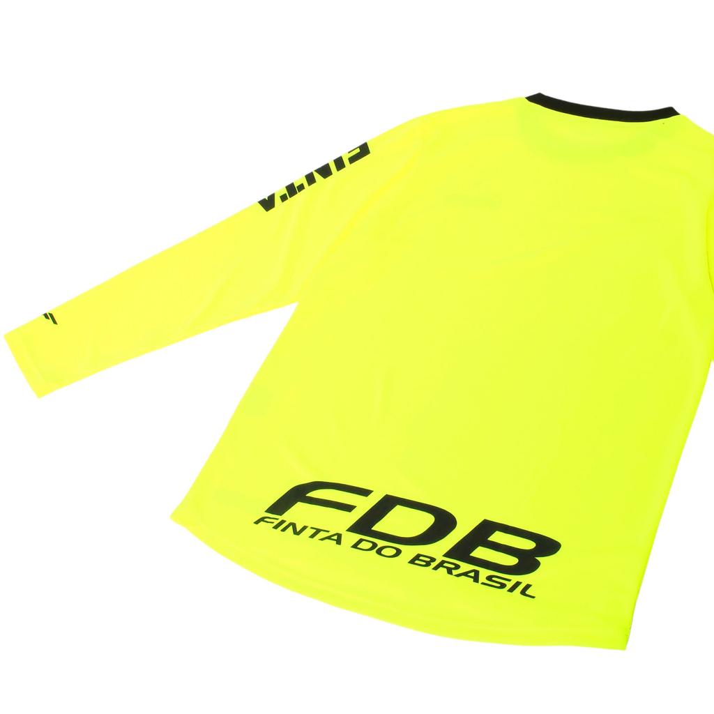 FINTA Long Sleeve Practice Shirt for Soccer and Size Flash FTE0003 Men's Futsal, M, Yellow, (4200)