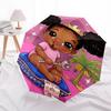 1PC Princess Crown Umbrella-8-Rib Reinforced, Automatic Open, Lightweight & Durable, Fashion Accessory for Outdoor, Beach L0365