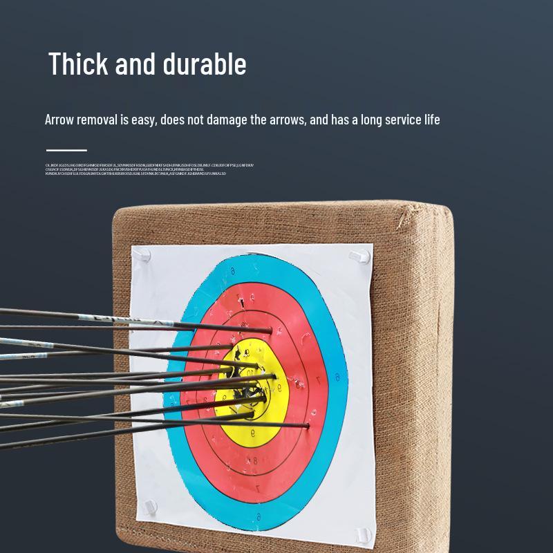 Square Straw Archery Target for Compound & Recurve Bows - Outdoor Competition Multi-spec Targets