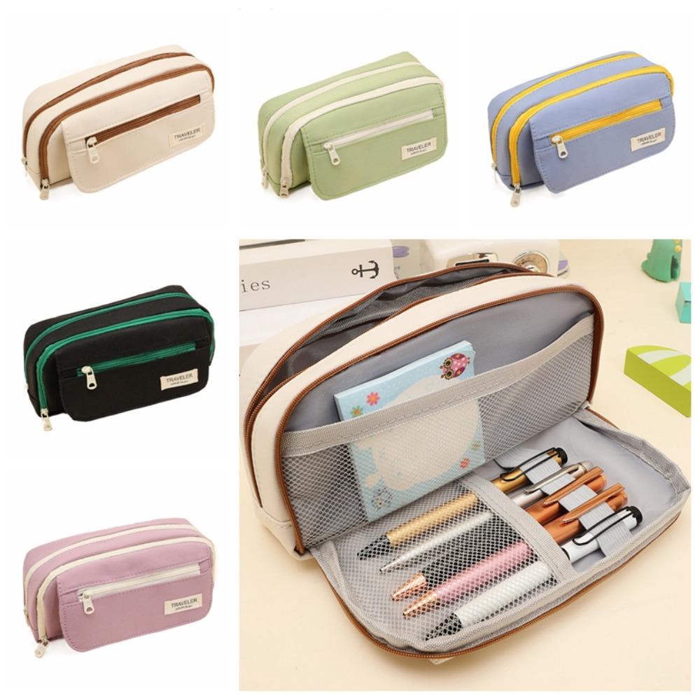 Pen Pouch Large Capacity Pencil Case 5 Layers Korean Pen Pencil Bag  Students