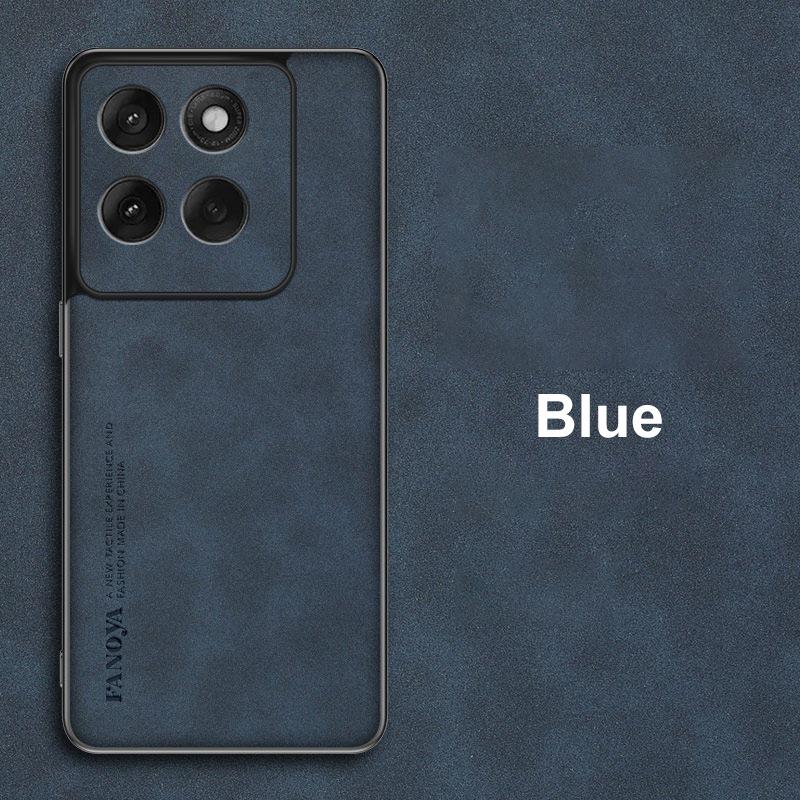 

Для чехла Motorola Edge 60 Pro Роскошный чехол для телефона из искусственной кожи Для Motorola Moto Edge60 Pro 5G Задняя крышка Силиконовая полная защита Moto Edge 60 Pro синий