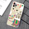 Lama Llama Alpacas Phone Case For IPhone 14 11 12 13 Mini Pro XS Max Cover 6 7 8 Plus X XR SE 2020 Funda Shell