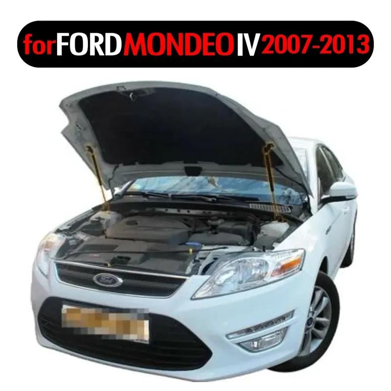 for Ford Mondeo mk4 Ford fiesta 2007-2013 Front Bonnet Hood Modify Gas Struts Carbon Fiber Spring Damper Lift Support Absorber
